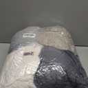 Newwiee 4 Pcs Flanne Fleece Throw Blanket for Bed Couch Large 3D Waffle Textured Soft Blanket Winter Warm Lightweight No Shedding No Pilling Decorative Throw, 50x60 Inch (Neutral Color)