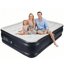 Queen Air Mattress with Built-in Pump, 20" Raised Inflatable Mattress