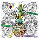 2019 Coloring Calendar: Color me Happy, 12x12 Inch Monthly Calendar, Adult Coloring Book Theme, With 4-Month 2020 Bonus Spread, Pack of 2 