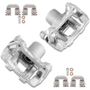 Rear Brake Caliper Set Right + Left Assembly w/Bracket 19B6456 19B6457 Compatible for Hyundai Sonata 2011-2015 Compatible for Kia Optima 2011-2015 (Set of 2)