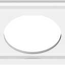 Ekena Millwork CMP22X11RE-07000 Rectangle Architectural Grade PVC Contemporary Urethane Ceiling Medallions 22"W x 11"H x 7"ID x 7 1/2"C x 1"P