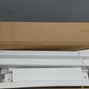 HDPE Shower Bench Seat for Shaving Legs, Waterproof Shower Stool with Storage Shelf for Bathroom,White
