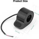 Jerbor Thumb Throttle for Iscooter I9/I9M/I9 Pro/MAX/I9 Max/I8, Scooter Accelerator Replacement Throttle Speed Control Handlebar Assy, Electric Scooter Replace Parts Accessories for Iscooter