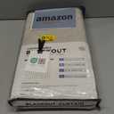 100% Blackout Shield Linen Blackout Curtains for Bedroom 90 Inches Long, Back Tab/Rod Pocket Living Room Drapes, Thermal Insulated Blackout Curtains 2 Panels Set, 50" W x 90" L, Oatmeal