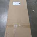 Amazon Basics Industrial Metal Bed Frame with Headboard and Wood Slats, 14 Inches High, Queen, Black