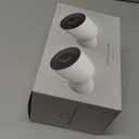 Google Nest Cam Outdoor (Wired, 2nd Gen) - 2 Pack - Security Camera with 2K Video and Gemini, Night Vision, 2-Way Audio - Works with Google Home - 2025 Model - Snow