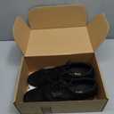 Black Ballroom Dance Shoes Leather Character Shoes for Men's Salsa Latin Tango Dancing, Black 13 M US