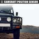 Motoforti Automotive Replacement Crankshaft Position Sensor, for Audi, Plastic, 06C905163B, Black
