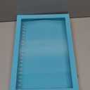 Velvet Jewelry Tray 48 Compartments Jewelry Display Organizer with Transparent Cover Rings, Earrings, Necklaces, Pendants Storage Box for Girls, Wives, Mothers, Women (Light Blue)