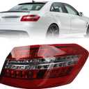 USA Type LED Right Passenger Side Outer Tail Light Assembly Compatible With 2010-2013 Mercedes Benz W212 E350 E550 E63 AMG Rear Tail lamp Bake Lamp 2129060858 MB2805106