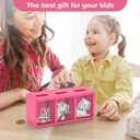 Wooden Money Saving Box for Adults, Piggy Bank for Kids, Wall-Mount Kids Banks for Bills and Coins,Visualized Saving Box Boalord for Bedroom, Living Room, Laundry Room, Countertop