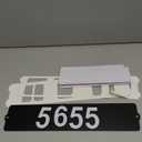 Bmakre House Numbers for Outside, Metal Address Numbers for House, Waterproof, Horizontal & Vertical Mounted Address Signs for Houses,Home Hotel Office Garden Decorative Wall Plaque (Wall Mount)