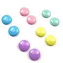 Pastel Color Round Magnets Buttons, 10pck