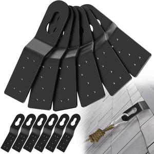 12 Pcs Roof Anchor Hitch Clips - Black, Permanent, Connects To Wood Surfaces, Use With Roofing Harness, Safety Ropes