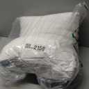 Nuzzle Cooling Adjustable Pillow for Side Sleepers, Luxury Standard Size Bed Pillow Hotel Collection - Best Adjust Height Soft Firm Pillow for Back, Stomach or Side Sleepers - Home Gifts (White)