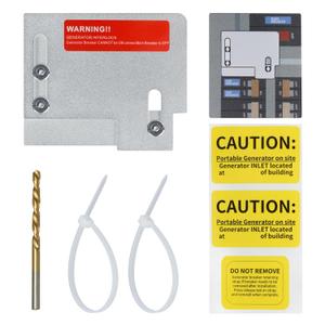 Generator Horizontal Electrical Interlock Kit Compatible with Horizontal Main Cutler Hammer CH Series TAN Breaker 150 or 200 amp Panels,Fit for Safe Usage of Portable Power During Outage(1set)