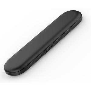 Bluetooth Under Pillow Speaker for Sleeping/Side Sleeper/Portable Sleep Bar with Bone Conduction Stereo Sound/Timer and Volume Control/White Noise Machine for Insomniacs/Sleep Aid (Pro Black)