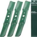 UDC Parts 942-05052A 6 Point Star Mower Blades Replacement for Cub Cadet 50 Inch XT1 LT50 GT50 RZT SX50 Troy Bilt Mustang XP Craftsman Z550 T260 742-05052A Ultima ZT1-50 / Medium Lift Mulching 3 Pack
