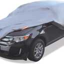 Motor Trend Safeguard Heavy Duty Car Cover for Vans & SUVs - Car Tarp Waterproof All Weather SUV, Sun Protection, UV Rain Snow Winter, Outdoor Reflective - Up to 185" Length