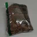 SpaceDresser Sheer Voile Window Treatment Rod Pocket Curtain Panels for Kitchen Bedroom Living Room Drapes Sunlight Filtering Privacy Semi Home Decor Assorted (Brown, 52 W x 84 L)