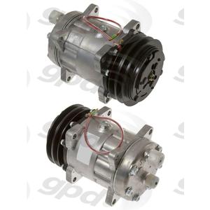 Global Parts Distributors - New A/C Compressor Fits HD 7H15 2GR 12V (6511639)