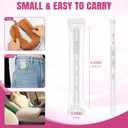 60 PACK Disposable Vaginal Suppository Applicator for Women, Fits Most Lubricants Creams Gels Pills Tablet Suppositories, Threaded End, Soft & Small Tip, with Dosage Markings, Individually Wrapped
