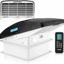 Kohree RV Vent Fan, 10-Speed Reversible Deluxe RV Fan and Vent Cover All in One - Powerful Camper Fan with Thermostat, Built-in Rain Cover, Remote Control, RV Intake & Exhaust Fan, Black