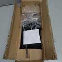 QWORK Steel Laboratory Support Stand Set, 16" Rod with Rings & Clamp for Filtration, Heating & Teaching Experiments