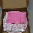 Avezano 96pcs 15th Birthday Decorations for Girls 15th Birthday Plates and Napkins Pink Bow Disposable 15 Years Old Party Decorations Serve 24 Guests