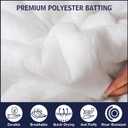 Dacron Polyester Cushions Wrap for Foam Padding, Batting for Upholstery,Quilt Batting by the Roll,200 GSM Upholstery Batting Medium Thick, Upholstery Batting, Cushions & DIY -48 inch * 10 Yards