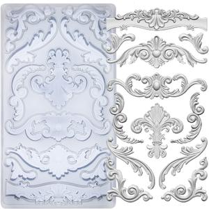 Scrollworks Mold for Polyclay Air Dry Clay Plaster