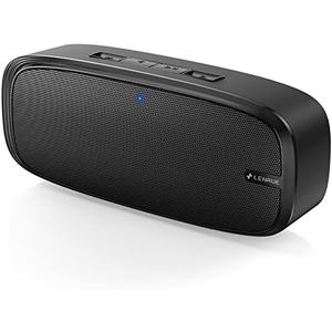 LENRUE Bluetooth Speaker, Wireless Portable Speaker with Loud Stereo Sound, Rich Bass, 12-Hour Playtime, Built-in Mic. Perfect for iPhone, Samsung and More