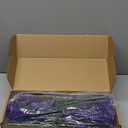 24 Bundles Outdoor Artificial Lavender Fake Flowers UV Resistant Shrubs Plants, No Fade Faux Plastic Greenery for Hanging Plants Garden Porch Window Box Home Wedding Farmhouse Decor (Purple)