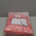 Softlife Red Area Rug for Bedroom Living Room, Solid Non-Slip 5x7 Fluffy Carpet with Soft Low Pile for Kids Boys Girls, Machine Washable Fuzzy Aethetic Rugs Home Dorm Decor