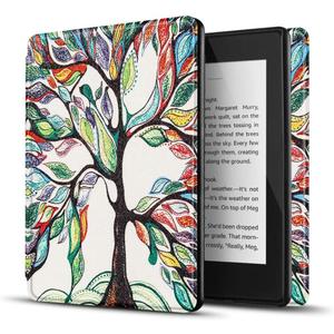 TNP Case for Kindle 10th Generation - Slim & Light Smart Cover Case with Auto Sleep & Wake for Amazon Kindle E-Reader 6" Display, 10th Generation 2019 Release (Life Love Tree)