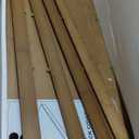 Gashell Wire Shelf Covers, Bamboo Wire Rack Covers for Pantry, Closet (4pcs, 36" W x 16" D)