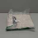 MIULEE 84" Long Scalloped Shower Curtain Linen Textured with 12 Metal Hooks Cute Extra Long Heavy Duty Washable Waterproof Cloth Shower Curtains with Black Border for Bathroom Bathtub,Cream Beige