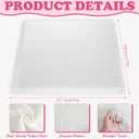 91x 71 Extra Large Outdoor Boho Picnic Blanket with 6 Throw Pillow Covers, Pink White Table Runner, 6 Napkins, 6 Napkin Rings, Cotton Yarn Oversize Beach Blanket for Outdoor Party Camp Wedding