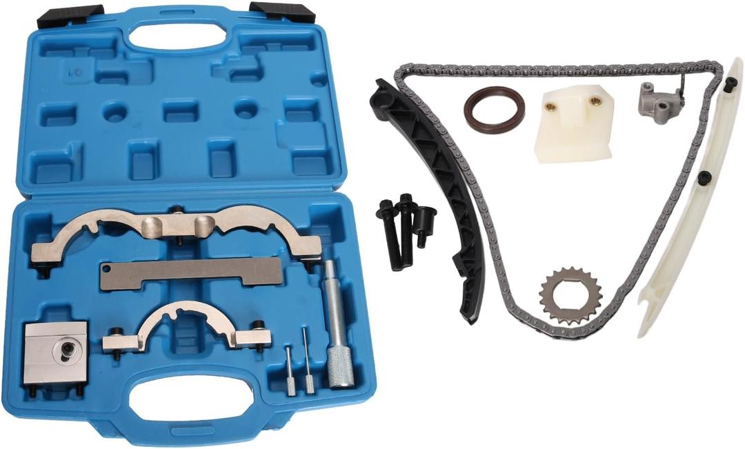 Timing Chain Kit & Engine Timing Tool Kit fit for Chevrolet Cruze/Sonic/Trax/Volt fit for Cadillac ELR fit for Buick Encore Replace# ETCK2102 TK343 22HP47N