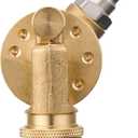 FIXFANS Pressure Washer Pivoting Coupler, 1/4” Quick Connect Gutter Cleaner Attachment, 240 Degree with 7 Angles for Power Washer Spray Nozzle, 4500PSI
