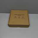 Travertine Bowl,Decorative Bowl Modern Key Bowl for Entryway Table, Pedestal Bowls for Dining Table Center,Living Room, Kitchen Decor Modern Home Decor Marble Bowls (7.8 Inch) (Yellow)