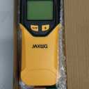 Stud Finder Wall Scanner - 5 in 1 Stud Finder Tool w/Microprocessor Chip and HD LCD Display, Stud Detector Beam Finders for the Center and Edge of Wood AC Wire Metal Studs Joist Pipe (Yellow Pear)