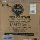 InnoTruth 29-39.6Baby Gate for Stairs,36" Extra Tall Dog Gate for The House,Dual-Lock Safety and One Hand Opening Design,Kid Gate for Doorways,Kitchen,Room,Wall-Friendly Pressure Mounted, Pure White