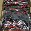 Compatible Ink Ribbon for ERC30 ERC34 ERC38 Black/Red, for POS Receipt & Kitchen Printers, with Advanced Ultrasonic Welding Technology, Individually Sealed for Freshness and Longevity (12p)