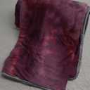 inhand Cooling Blanket Queen Size (90"x90"), Cooling Blankets for Hot Sleepers, Absorbs Heat to Keep Adults Cool for Summer Nights Sweats, Thin Cold Lightweight Blanket for Couch Bed, All Season Use (Purple)
