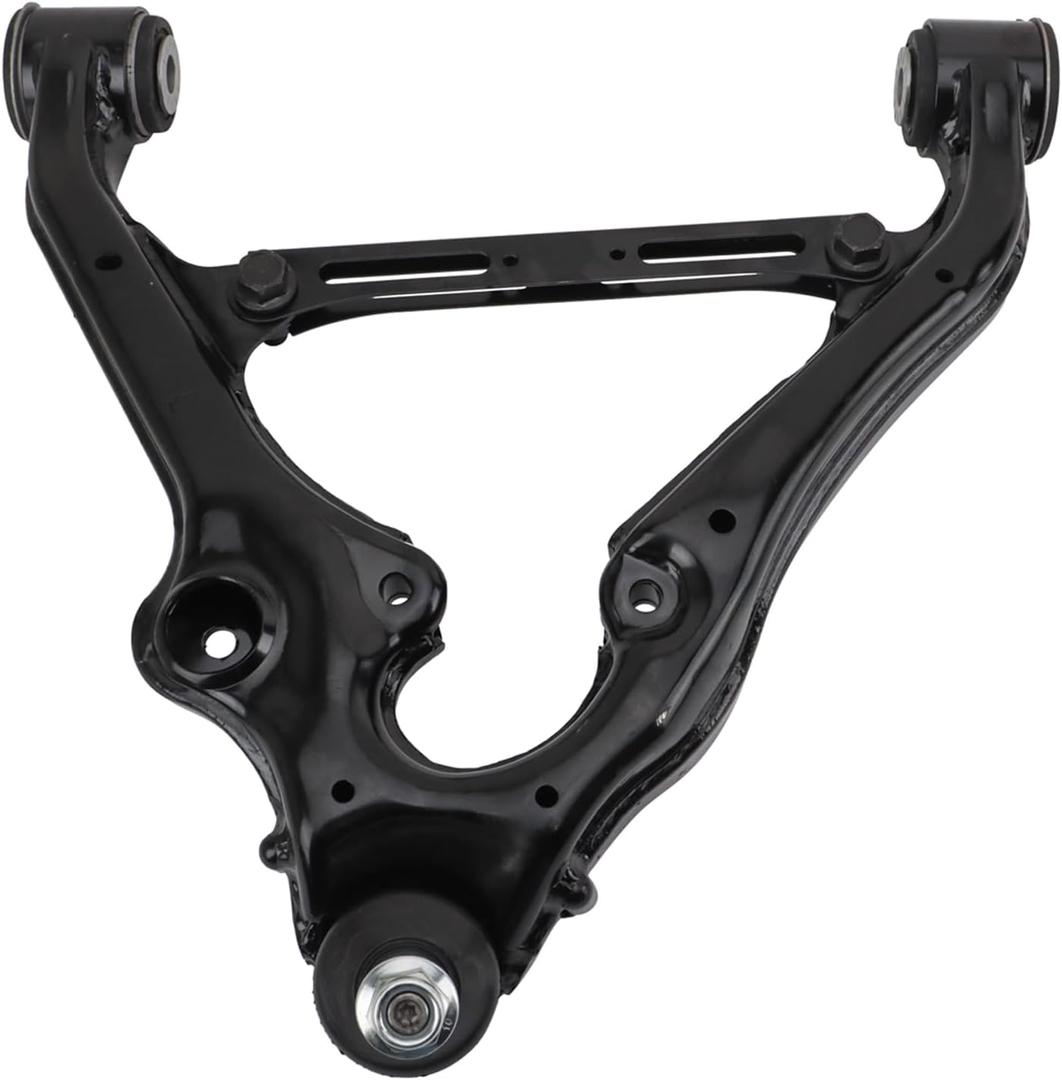 TRQ Front Left Lower Control Arm with Ball Joint Steel Compatible with 2019-2024 Chevrolet Silverado 1500 2022 Silverado 1500 LTD 2019-2024 GMC Sierra 1500 2022 Sierra 1500 Limited