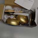 2 Pack Led Cordless Table Lamp: Modern Portable Desk Lamp for Indoor/Outdoor Use, 3 Color Dimming Rechargeable Battery Lights for Dining Room, Living Room, Patio, Camping(Gold)