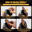 Cordless Angle Grinder Compatible with DEWALT 20V Max Battery, 4-1/2-Inch, 11000 RPM Brushless Motor for Cutting, Grinding, Polishing (No Battery)