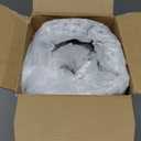 KSIIA Washable Dog Bed Deluxe Plush Dog Crate Beds Comfy Kennel Pad Anti-Slip Pet Sleeping Mat for Large, Jumbo, Medium, Small Dogs Breeds, 35" x 23", Gray (Grey)