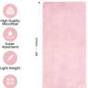JOYMOOP Bath Towels 4 Packs Extra Large 60" x 30", Quicker to Dry Towels for Bathroom, Super Soft and Absorbent Mcirofiber, Larger & Lighter Weight Bathroom Towels, Mixed Color